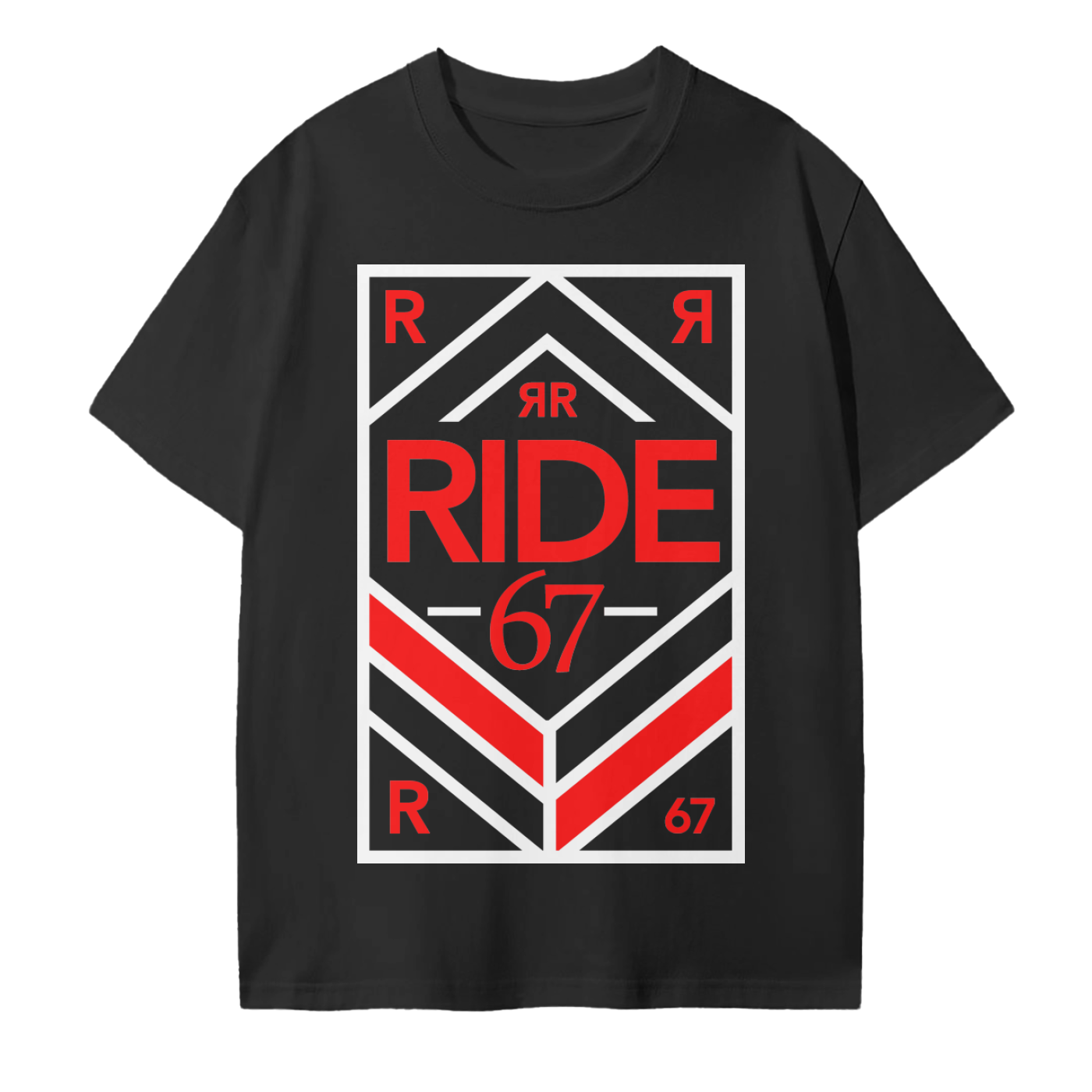 R67 Sport Design in red T-Shirt - 200 GSM - Image 2