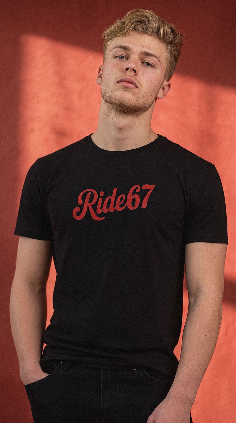 Retro Style Logo T-Shirt - 200 GSM